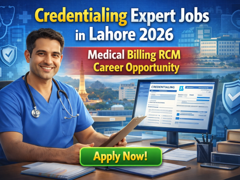 Credentialing Expert Jobs in Lahore 2026 – Medical Billing RCM Career Opportunity