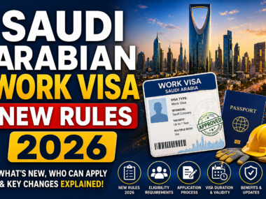 Saudi Arabian Work Visa New Rules 2026