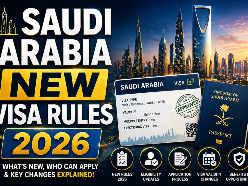 Saudi Arabia New Visa Rules 2026